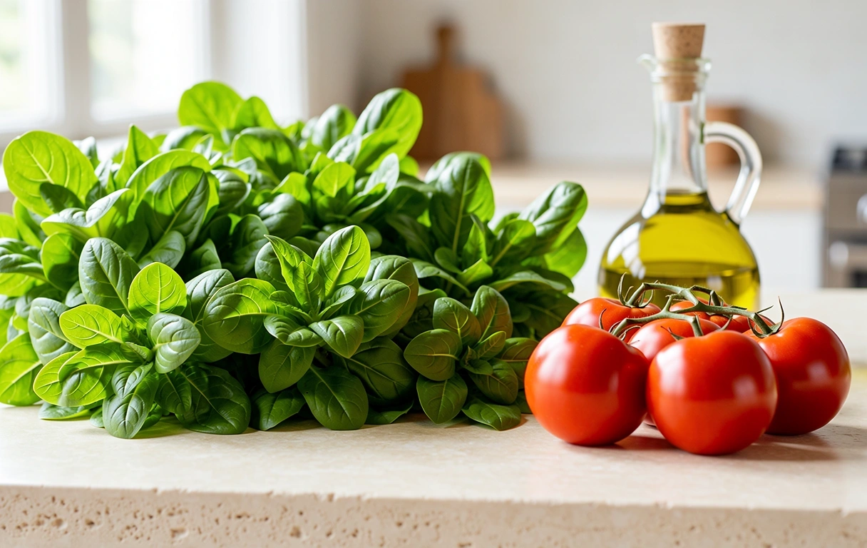 Composition d'aliments frais et sains