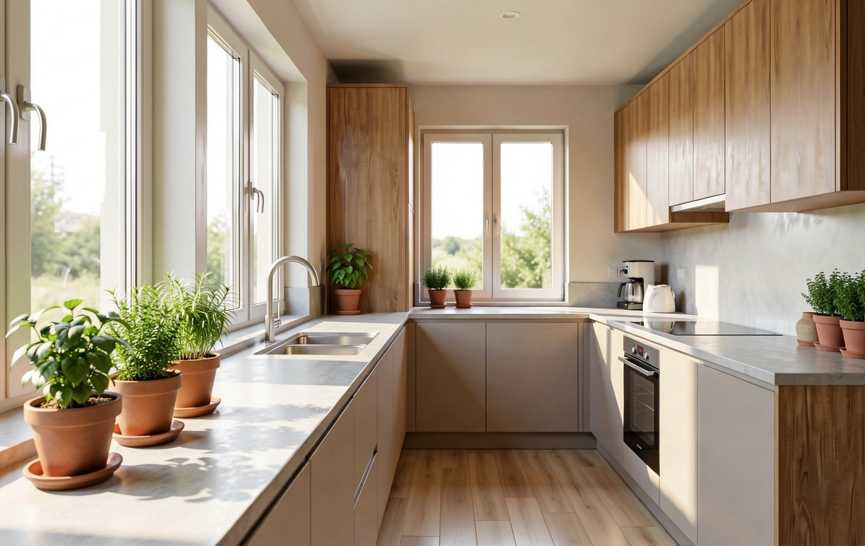 Cuisine moderne et sereine