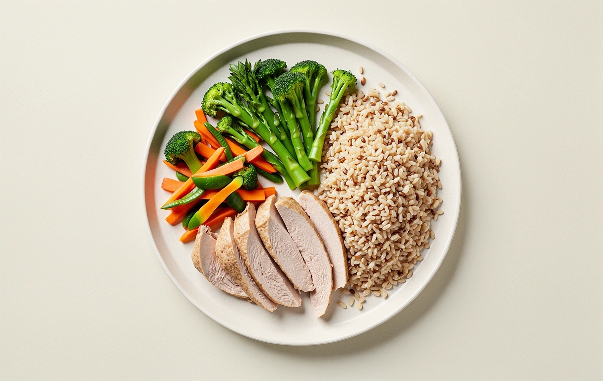 Repas équilibré et nutritionnel